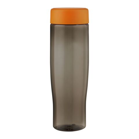 H2O Active® Eco Tempo 700 ml screw cap water bottle Orange-Charcoal | not available | No Branding | not available | not available
