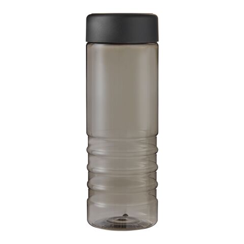 H2O Active® Eco Treble 750 ml screw cap water bottle Charcoal-Solid black | No Branding | not available | not available