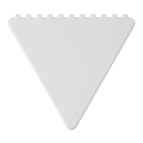 Frosty triangular recycled plastic ice scraper White | Not applicable | No Branding | not available | not available
