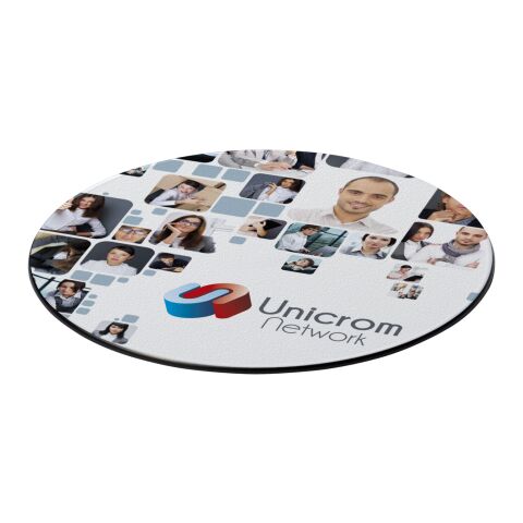 Brite-Mat® round coaster Solid black | Not applicable | No Branding | not available | not available