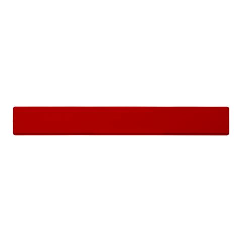 Renzo 30 cm plastic ruler Red | not available | No Branding | not available | not available