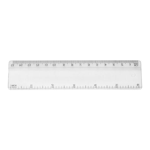 Renzo 15 cm plastic ruler White | No Branding | not available | not available