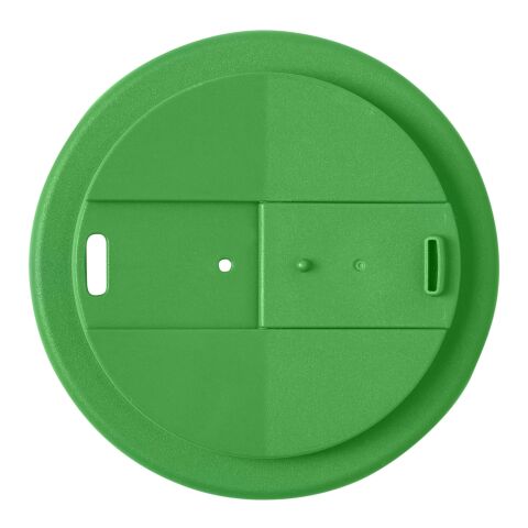 Brite-Americano® Espresso 250 ml tumbler with spill-proof lid White-Green | No Branding | not available | not available