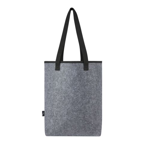 Felta GRS recycled felt cooler tote bag 12L Standard | Grey | Direct to Film | pocket | 160 mm x 100 mm | 300