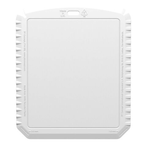 Thrym rectangular recycled plastic ice scraper white | No Branding | not available | not available