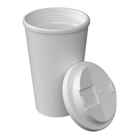 Americano® Infiniti 350 ml insulated tumbler with spill-proof lid White