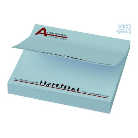 Sticky-Mate square sticky notes 75x75mm Light blue | 100 pages | No Branding | not available | not available