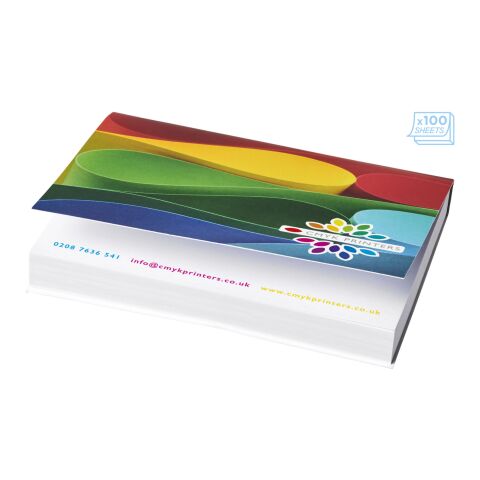 Sticky-Mate® A7 soft cover sticky notes 100x75 White | 25 pages | No Branding | not available | not available