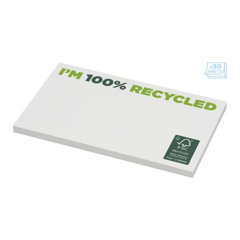 Sticky-Mate recycled sticky notes 127 x 75 mm White | 25 pages | No Branding | not available | not available