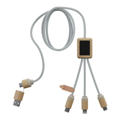 SCX.design C49 5-in-1 charging cableeco Light brown | No Branding | not available | not available