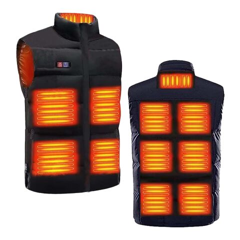 SCX.design G01 heated bodywarmer with power bank black | L | No Branding | not available | not available