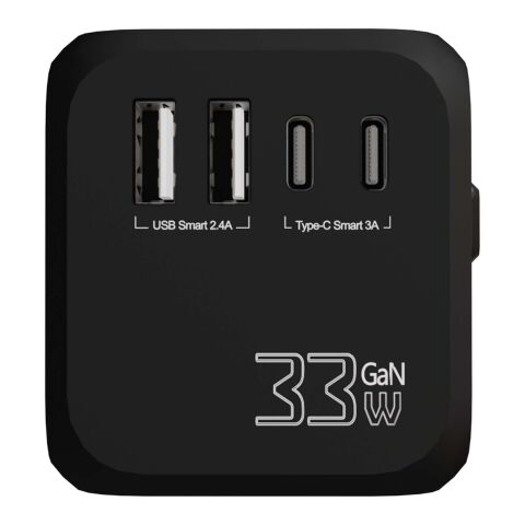 SCX.design T16 universal travel adapter Solid black