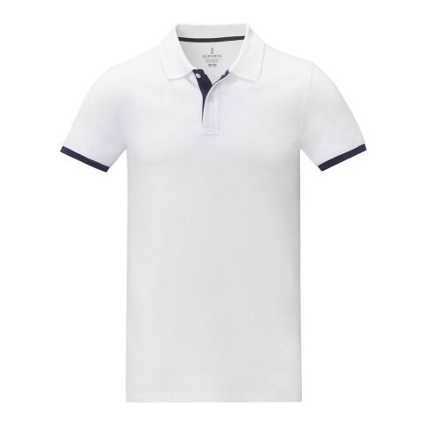Morgan short sleeve men&#039;s duotone polo Standard | White | XS | No Branding | not available | not available | not available