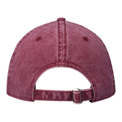 Grafton 6 panel washed cap Standard | Burgundy | not available | No Branding | not available | not available | not available