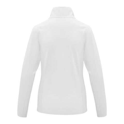 Zelus women&#039;s fleece jacket Standard | White | M | 1-color Screen Print | right chest | 80 mm x 80 mm