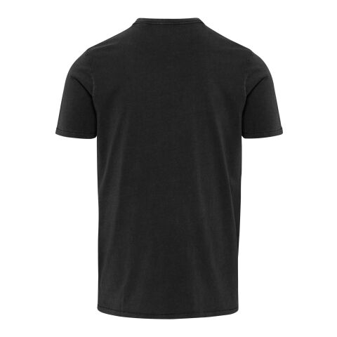 Nanaimo 160 g/m2 short sleeve washed men's t-shirt Standard | Solid black | L | No Branding | not available | not available | not available