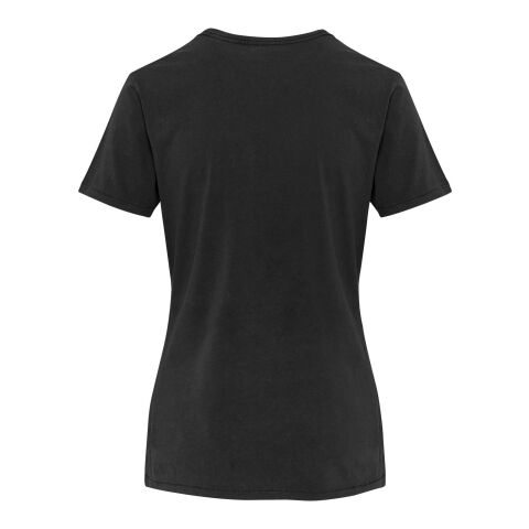 Nanaimo 160 g/m2 short sleeve washed women's t-shirt Standard | Solid black | L | No Branding | not available | not available | not available