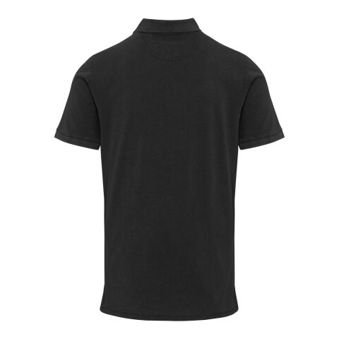 Calgary 200 g/m2 washed men's polo Standard | Solid black | XL | No Branding | not available | not available | not available