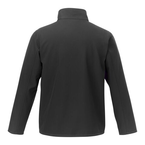 Orion men's GRS recycled softshell jacket Solid black | XS