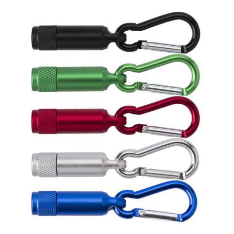 Aluminium mini torch with carabiner Tracy royal blue | No Branding | not available | not available