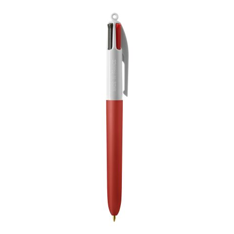 BIC® 4 Colours Soft with Lanyard White-red | No Branding | not available | not available