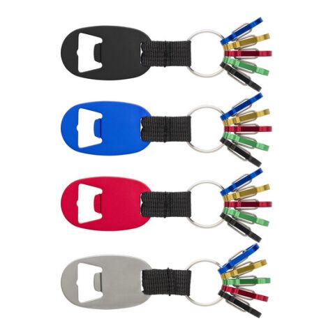 Aluminium 2-in-1 key holder Courtney silver | No Branding | not available | not available