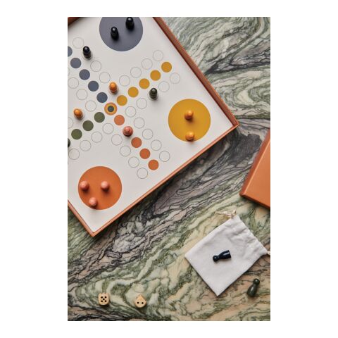 VINGA Ludo coffee table game brown | No Branding | not available | not available