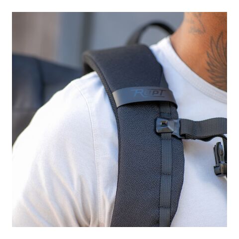 Coloma Backpack 28L rPET. Roll top closure. Fits 17&quot; laptop Solid black | No Branding | not available | not available | not available