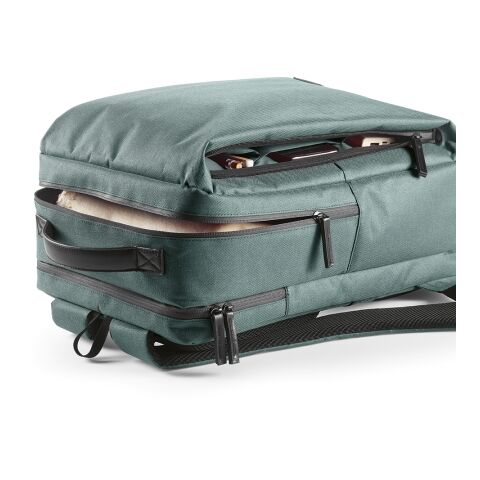 Oslo Backpack 20L rPET. Waterproof zippers. Fits 17" laptop Green | No Branding | not available | not available | not available