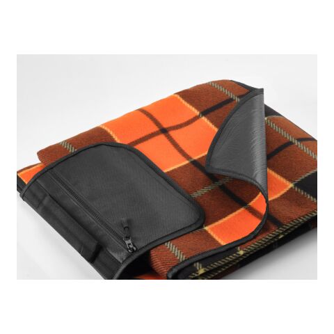 Siza Blanket rPET. Foldable picnic blanket clear red
