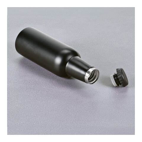 Sepik Bottle rSS 360ml. Double wall and Leakproof. Soda shaped Black | No Branding | not available | not available | not available