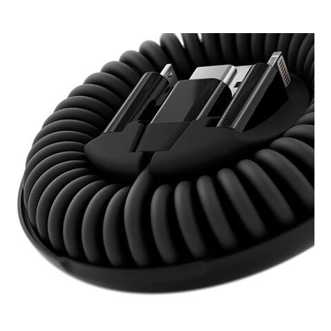 allroundo® eco 6-in-1 fast charging cable. rABS. Supplied inside organizer. Solid black | No Branding | not available | not available | not available