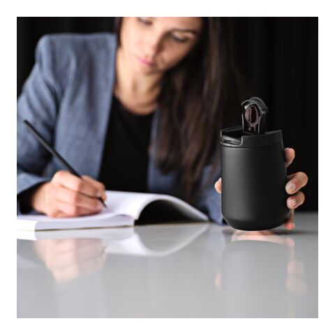 Euphrates Travel Cup rSS 430ml. Double wall and Leakproof  Black | No Branding | not available | not available | not available