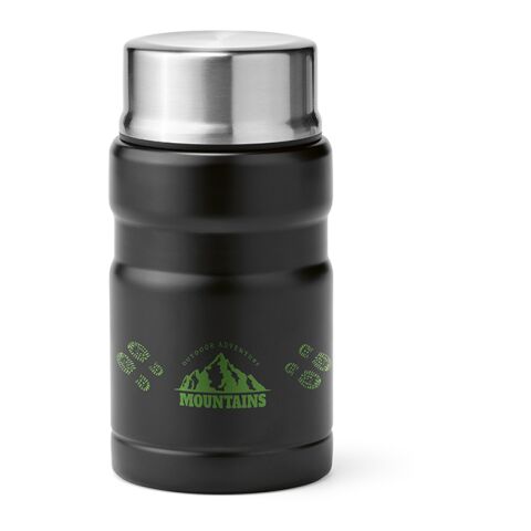 Dali 800 Food Flask rSS 810 ml. Double wall and foldable spoon Solid black | No Branding | not available | not available | not available