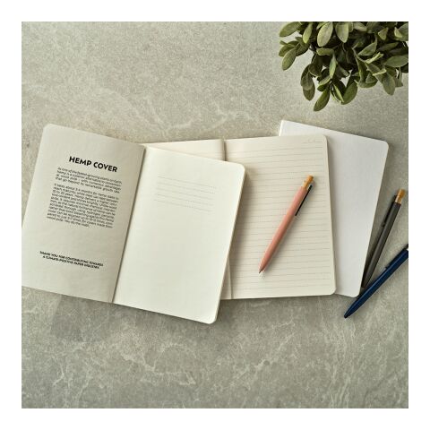 Cervantes A5 Notebook Bamboo Fibre. 70gsm recycled 196 pages Light brown | No Branding | not available | not available | not available