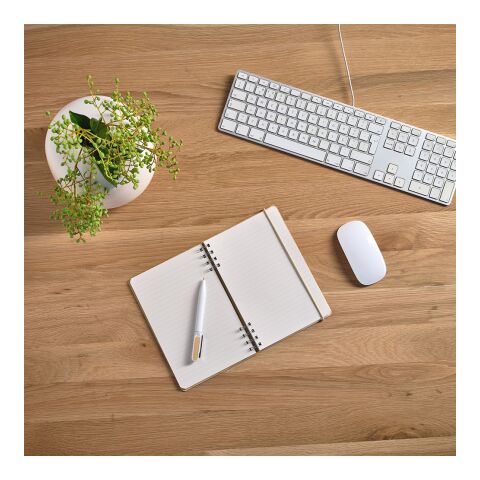 Dante A5 Notebook Bamboo cover. 70gsm Recycled 196 pages Natural | No Branding | not available | not available | not available