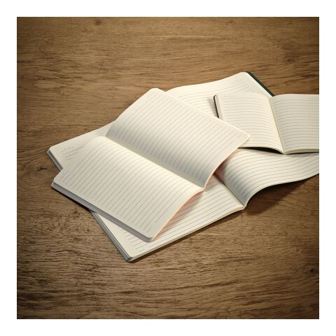 Bronte A5 Softcover Notebook rCardboard cover. FSC paper Black | No Branding | not available | not available | not available