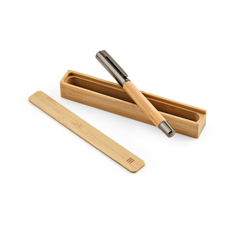 Aeschylus Pen Bamboo and rSS. Blue 2km Dokumental® ink Gun metal | No Branding | not available | not available | not available