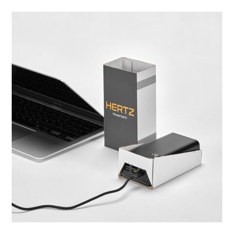 Hertz Powerbank rABS 30000mAh. LED display. 22.5W Charges laptop Black | No Branding | not available | not available | not available