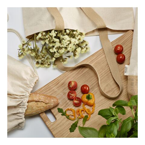 Puncak Shopping Bag rCotton 180gsm and Jute 275gsm Natural | No Branding | not available | not available | not available