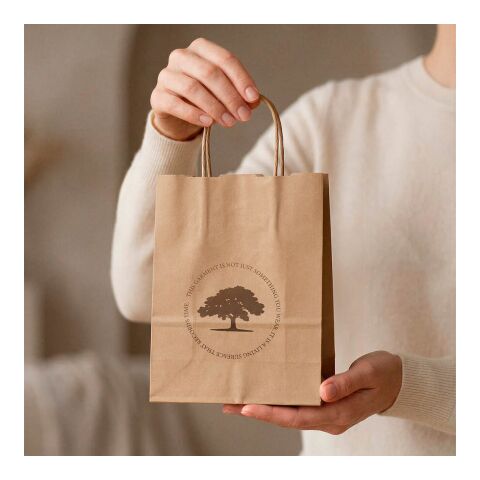 Vesuvio S Brown Recycled FSC® Kraft Bag. 115gsm. Made in Portugal Natural | No Branding | not available | not available | not available