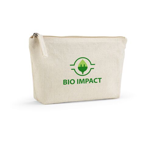 Cairo M. Toiletry Bag 2.1L 320 gsm rCotton with zipper Natural | No Branding | not available | not available | not available