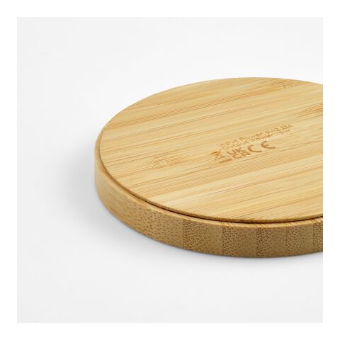 Kepler Wireless Charger Bamboo 15W. USB-C Port Natural | No Branding | not available | not available | not available