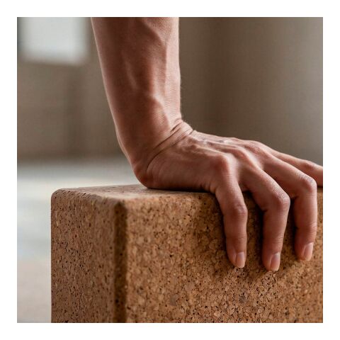 Harvey cork yoga block. Made in Portugal Natural | No Branding | not available | not available | not available