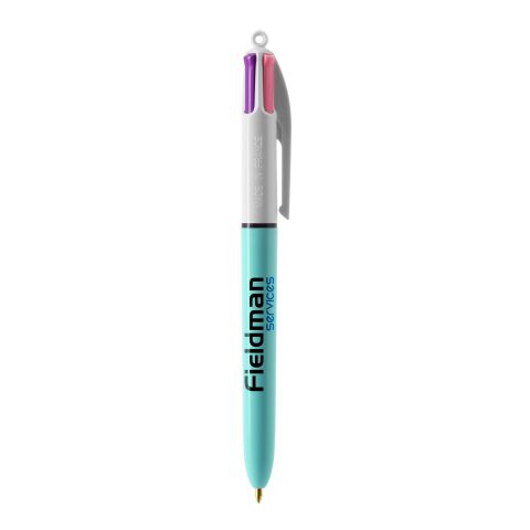 BIC 4-colour fashion pen White-White/Light Blue | No Branding | not available | not available