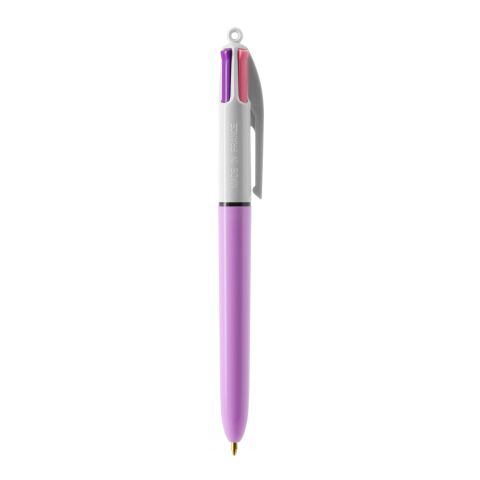 BIC 4-colour fashion pen White-Purple pastel | No Branding | not available | not available