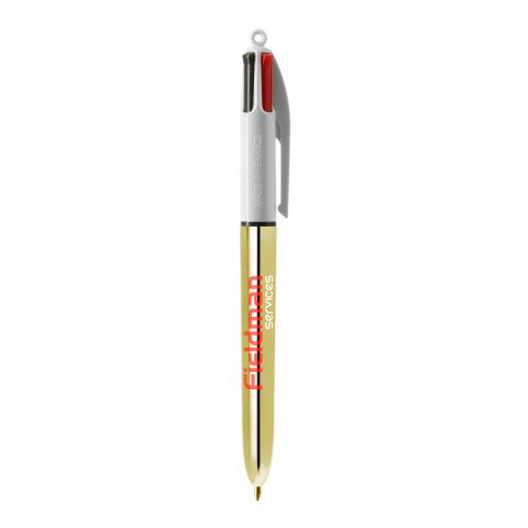 BIC 4 Colours Shine Pen White-gold | No Branding | not available | not available