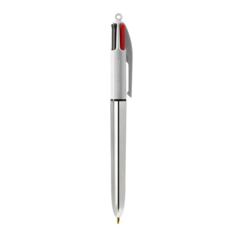 BIC 4 Colours Shine Pen White-metallic silver | No Branding | not available | not available