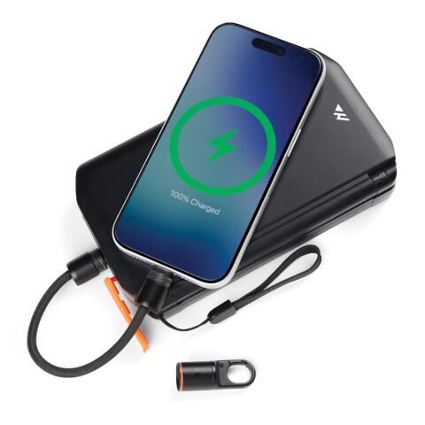 Nordic Drift Everest USB-C 60W fast charging carabiner cable black