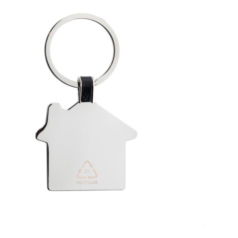 RCS recycled zinc alloy house keyring silver | No Branding | not available | not available